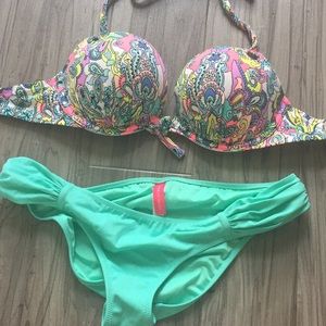 Victoria’s Secret push up swim suit set